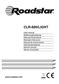 Notice ROADSTAR CLR600LIGHT Radio-réveil
