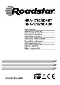 Notice ROADSTAR HRA1782ND+BT Radio