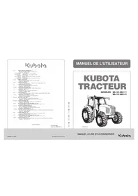 Notice KUBOTA M6101 Tracteur