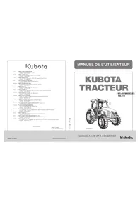 Notice KUBOTA M5111 Tracteur