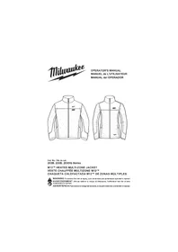 Notice MILWAUKEE M12 AXIS 20321 Veste chauffante