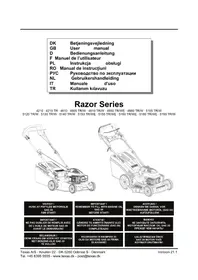 Notice Texas RAZOR 4210TR çim biçme makinesi