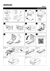 Notice Bixolon XD540D Imprimante d'étiquettes