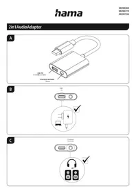 Notice HAMA 00201534 Accessoire audio