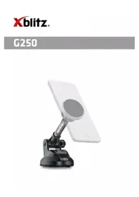 Notice Xblitz G250 Support téléphone voiture