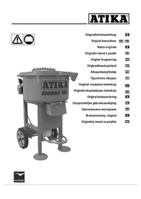 Notice ATIKA COMPACT 140 Cementmixer