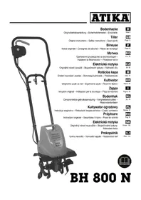 Notice ATIKA BH 800 N Motoculteur électrique