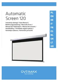 Notice Overmax AUTOMATIC SCREEN 120 Écran de projection
