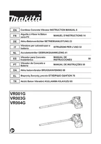Notice MAKITA VR001G Outils électriques