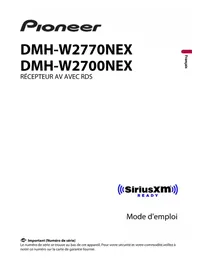 Notice PIONEER DMHW2770NEX Récepteur audio-vidéo