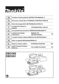Notice MAKITA DBO481 Broyeur de végétaux