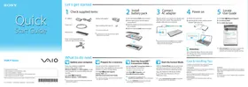 Notice SONY VAIO VGNP720D Ordinateur portable