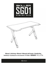 Notice Sharkoon SKILLER SGD1 Bureau