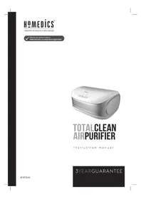 Notice HOMEDICS TOTALCLEAN DESKTOP APDT10WTEU Purificator de aer