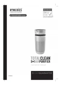 Notice HOMEDICS TOTALCLEAN APT30WTEU Purificator de aer