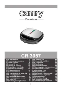 Notice CAMRY CR 3057 Toaster