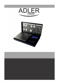 Notice ADLER AD 3176 Keukenweegschalen