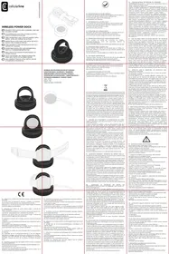 Notice Cellular Line WIRELESS POWER DOCK Chargeur de piles