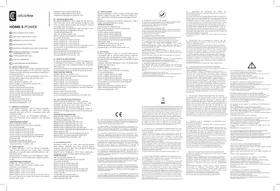 Notice Cellular Line HOME 5 POWER Chargeur de piles