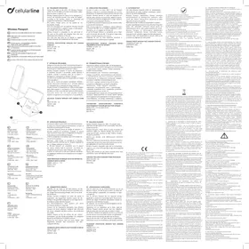 Notice Cellular Line WIRELESS PASSPORT Chargeur de piles