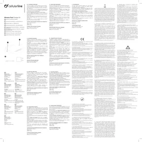 Notice Cellular Line WIRELESS FAST CHARGER KIT Chargeur de piles