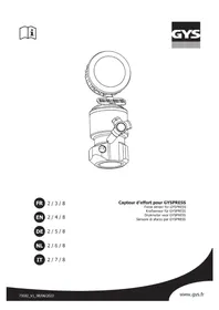 Notice GYS GYSPRESS Capteur de force
