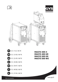 Notice GYS MAGYS 500 WS Saldatrice