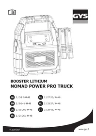 Notice GYS NOMAD POWER PRO TRUCK Стартер аккумулятора