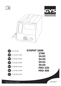 Notice GYS GYSPOT 2700 Generatore
