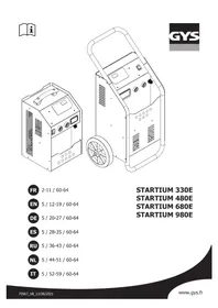 Notice GYS STARTIUM 680E Зарядное устройство для батареек