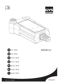 Notice GYS GYSFLASH 1.12 Зарядное устройство для батареек