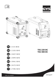Notice GYS TIG 220 DC HF FV Saldatrice