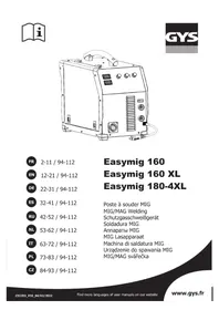 Notice GYS EASYMIG 1804XL Svářecí stroj