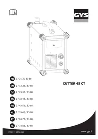 Notice GYS CUTTER 45 CT Affettatrice