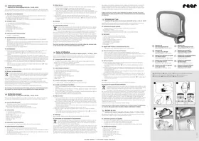 Notice Reer BABYVIEW LED 86101 Siège auto enfant
