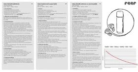 Notice Reer 90504 Bouteille isolante