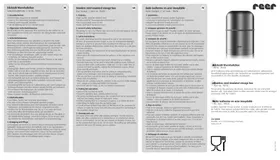 Notice Reer 90430 Bouteille isolante