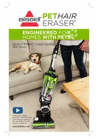 Notice BISSELL PETHAIRERASER 1941N Broom