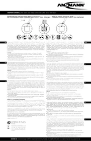Notice ANSMANN 18000017 Lampe de nuit