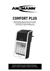 Notice ANSMANN COMFORT PLUS Battery charger