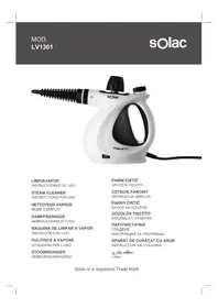 Notice SOLAC STEAM JET 2.1 LV1301 Nettoyeur à vapeur