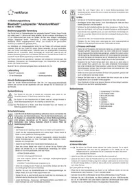 Notice Renkforce ADVENTUREWHEEL1 Station d'acceuil