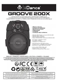 Notice iDance GROOVE 200X Station d'acceuil