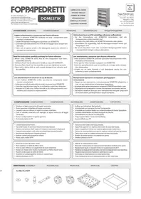 Notice Foppapedretti DOMESTIK Chariot de cuisine