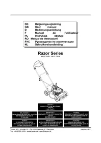 Notice Texas RAZOR 4810TRM Tondeuse à gazon