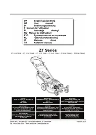 Notice Texas ZT 5110TRWE Tondeuse à gazon