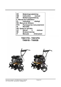 Notice Texas TX612TG Motorhacke