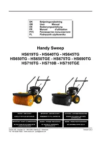 Notice Texas HANDY SWEEP 650TGE Balayeuse