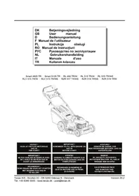 Notice Texas RL 460 TRW Tondeuse à gazon