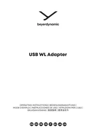 Notice BEYERDYNAMIC USB WL ADAPTER Carte réseau / adaptateur